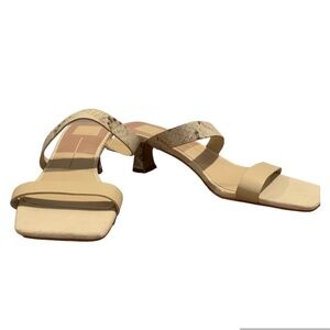 Dolce Vita Bertie Heels Cream size 8.5